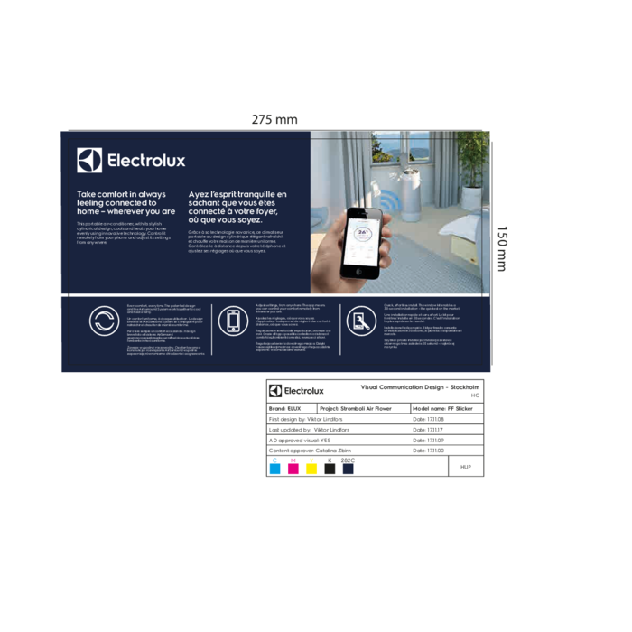 Electrolux - Klimatyzator przenośny - EXP26V578HW