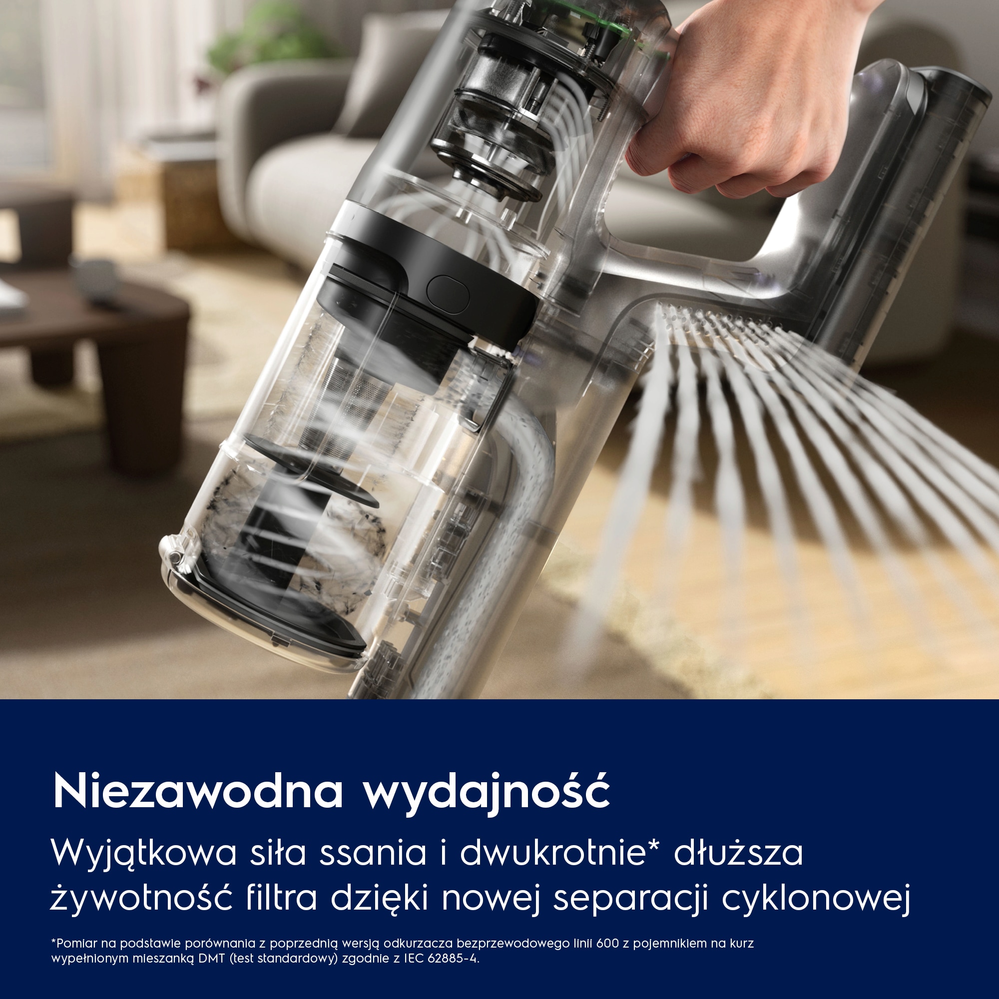 Electrolux - Odkurzacz bezprzewodowy - EP61H21WET
