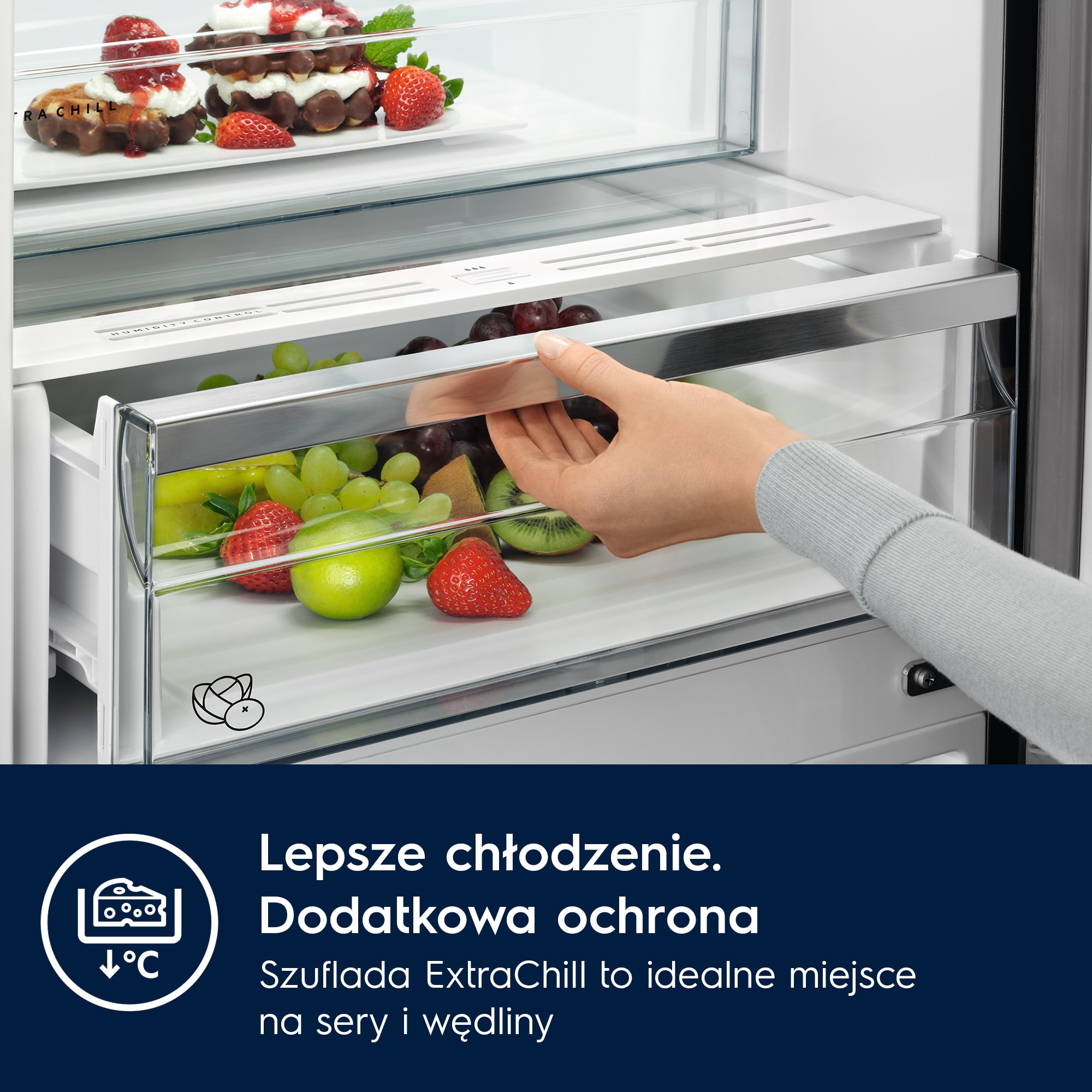 Electrolux - Lodówka do zabudowy - E7MNPD18S