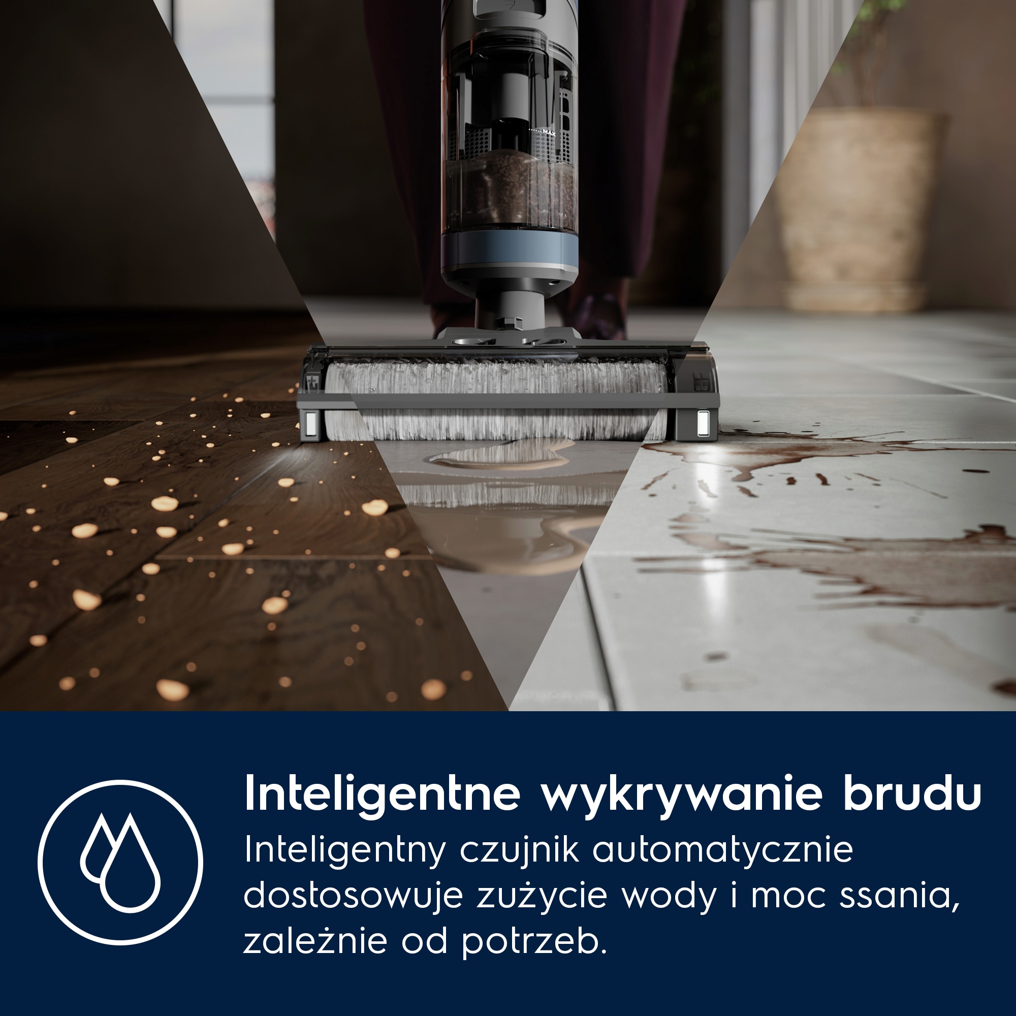 Electrolux - Odkurzacz bezprzewodowy Wet & Dry - EW81U3DB