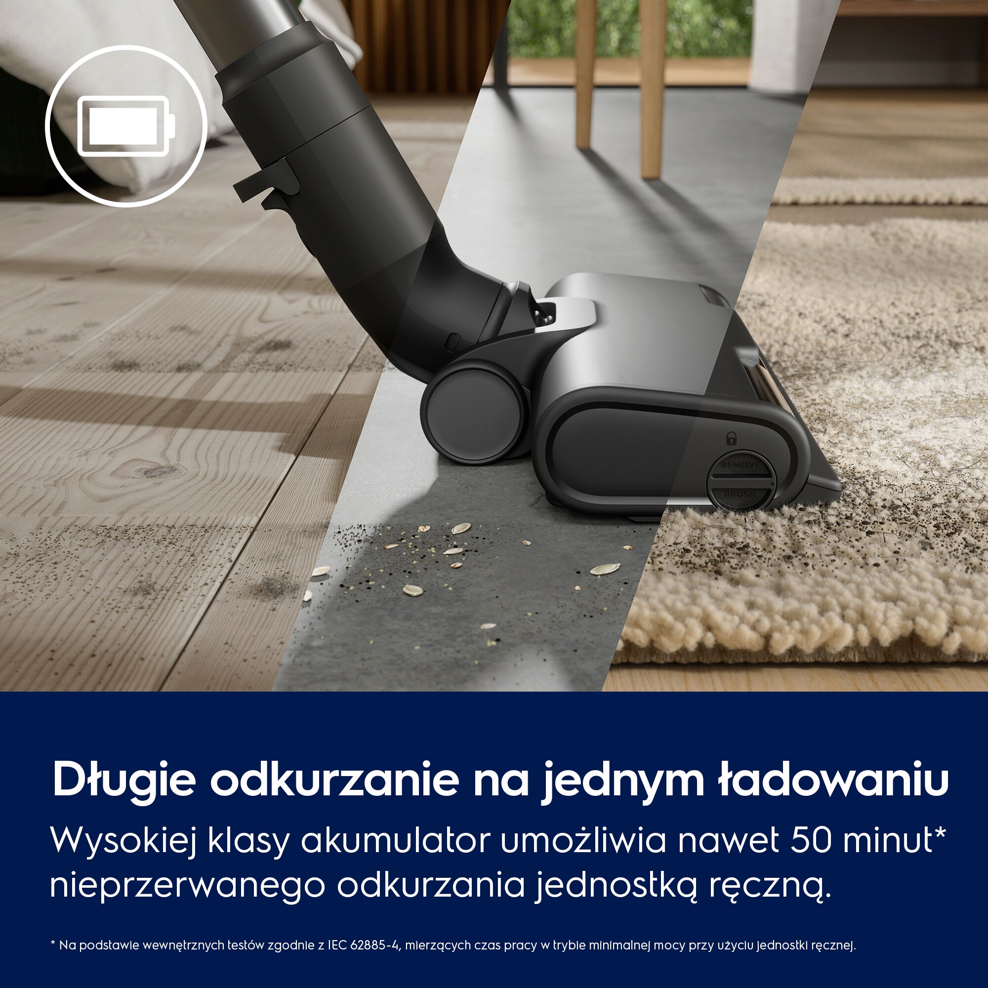 Electrolux - Odkurzacz bezprzewodowy - EP61CB21WG