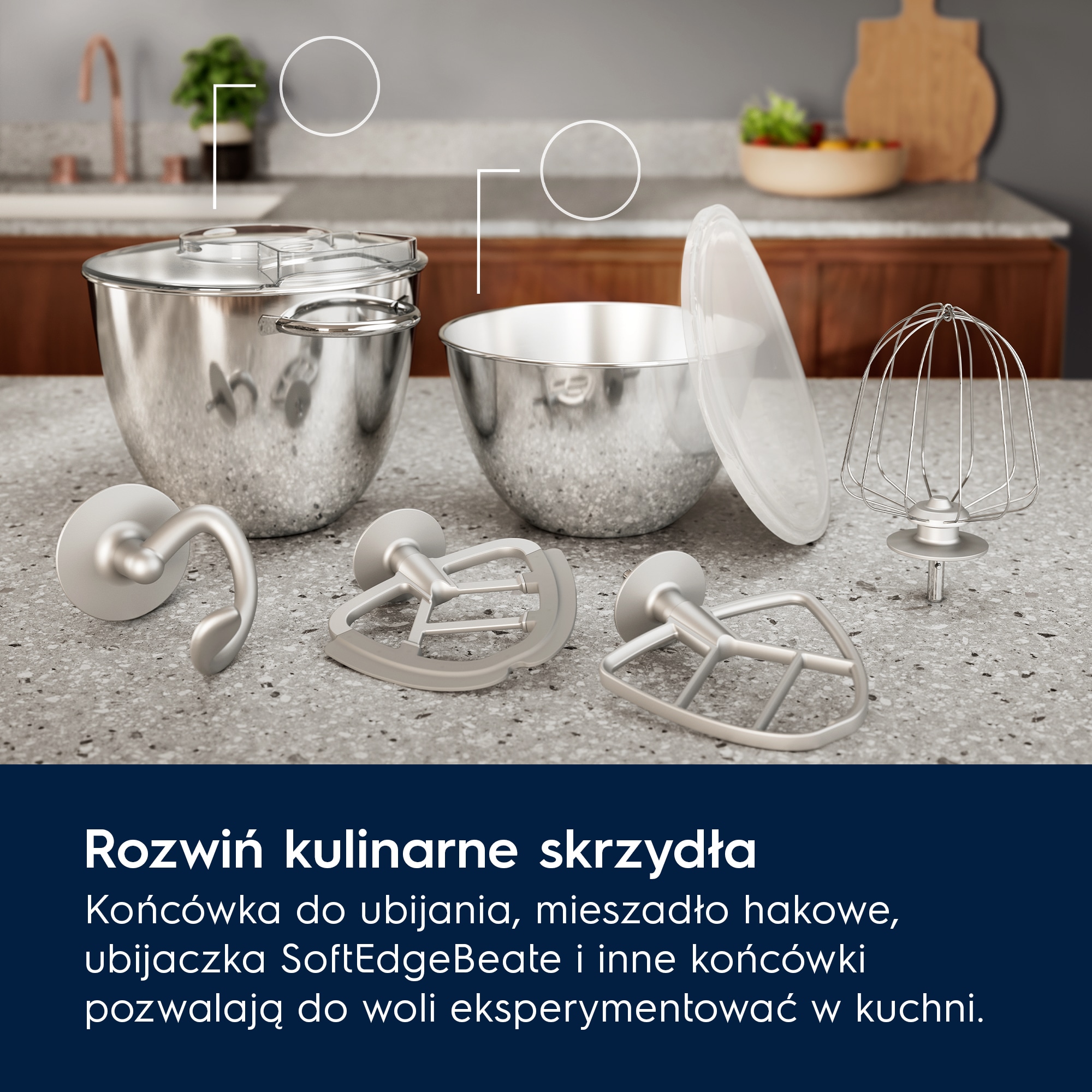 Electrolux - Blender ręczny - E6KM1-4OWT