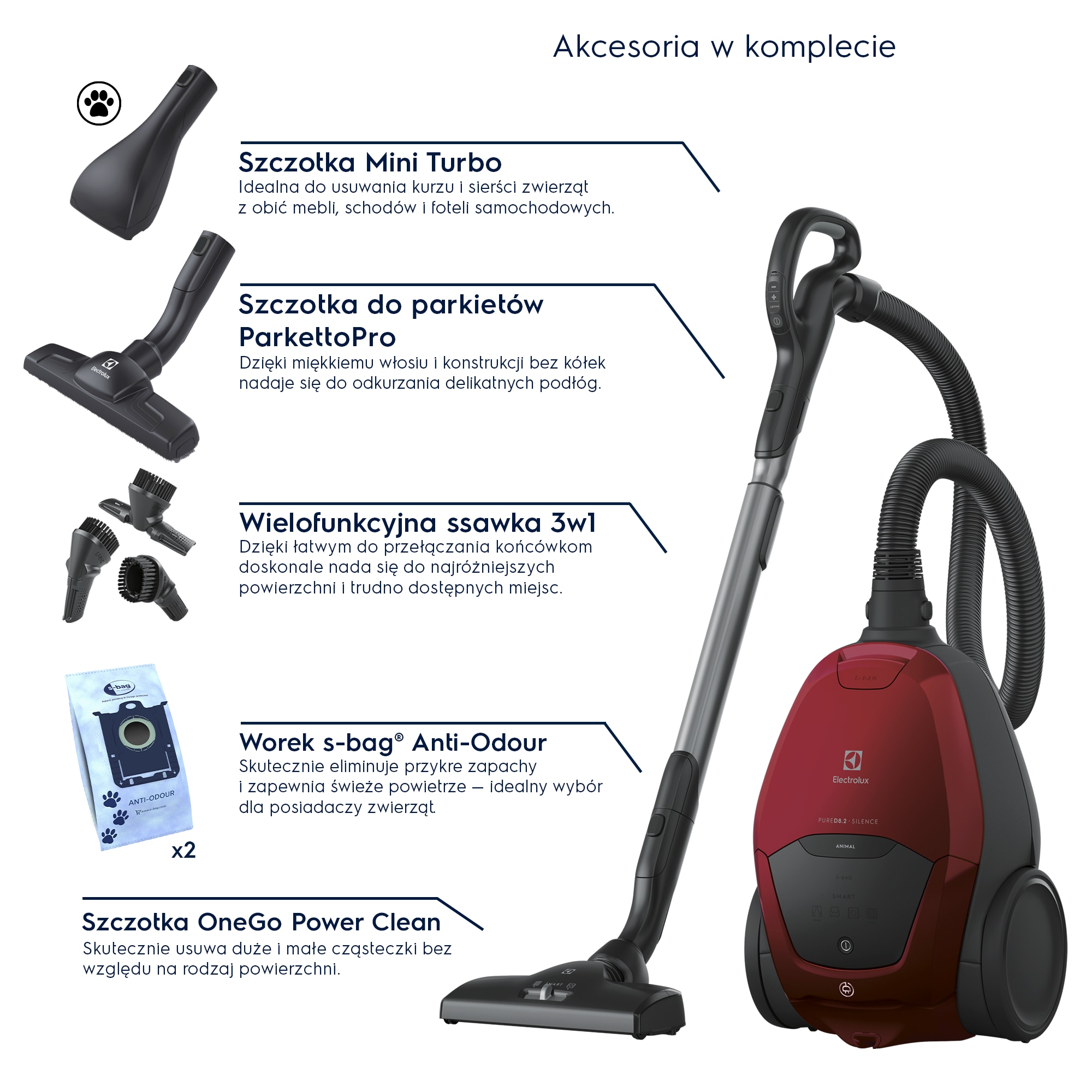 Electrolux - Odkurzacz tradycyjny - PD82-ANIMA