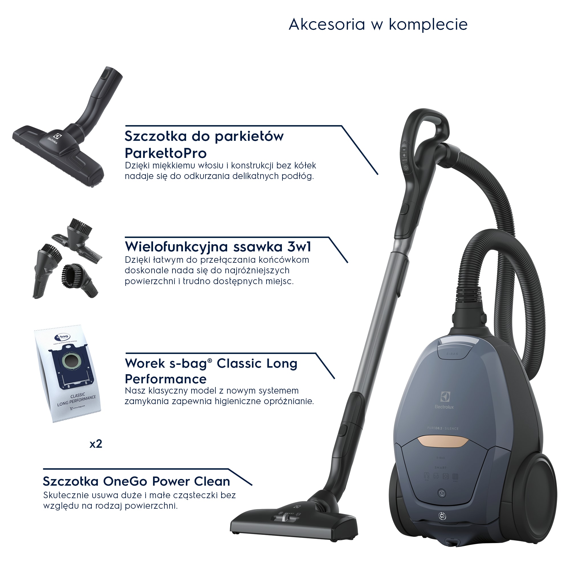 Electrolux - Odkurzacz tradycyjny - PD82-8DB