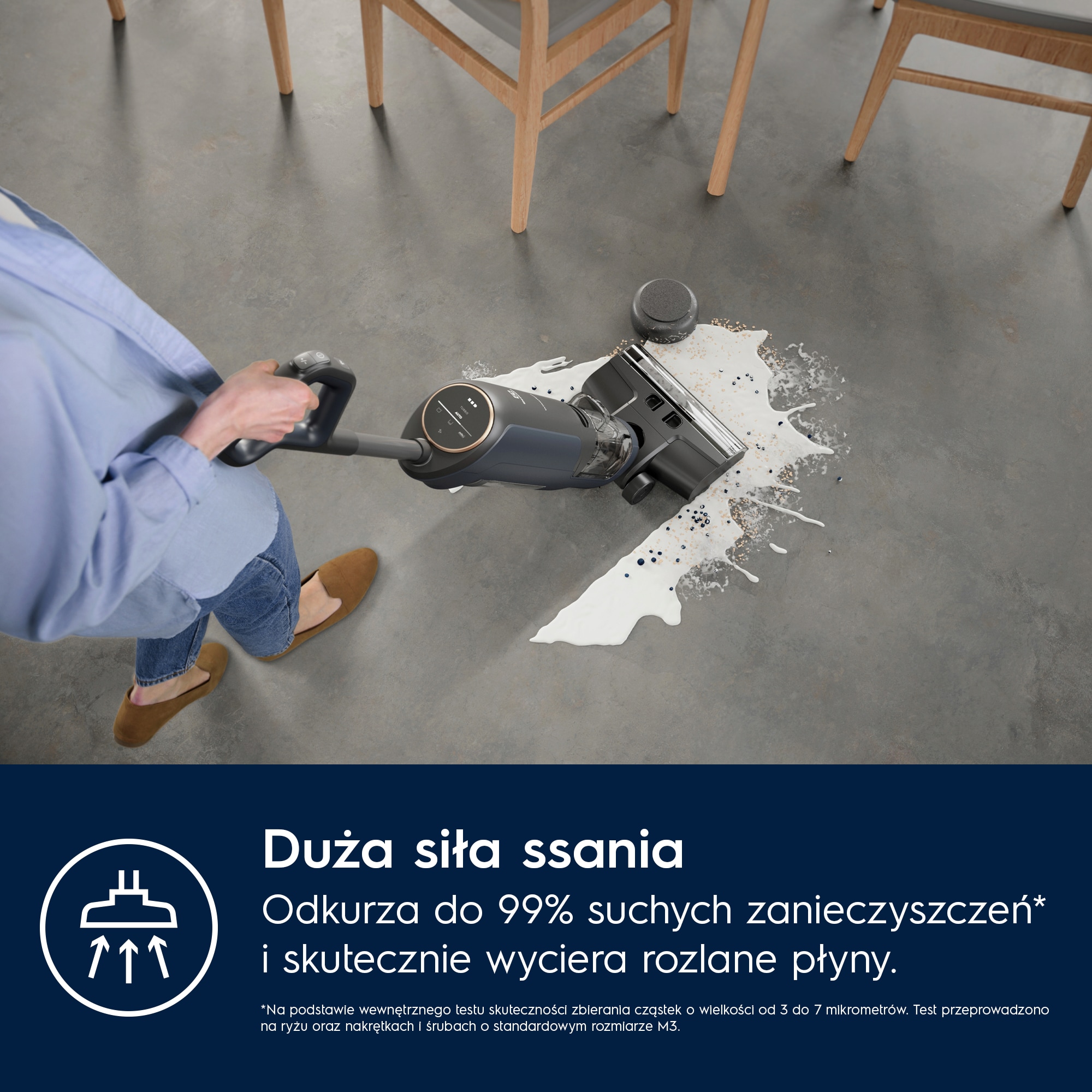 Electrolux - Odkurzacz bezprzewodowy Wet & Dry - EW81U3DB
