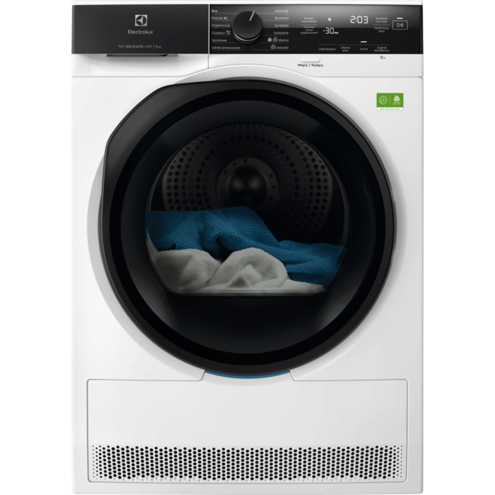 Promocja Electrolux z Panią AGD - 20% rabatu na wybrane produkty 2 suszarka Electrolux 700 DelicateCare EW7D497RP