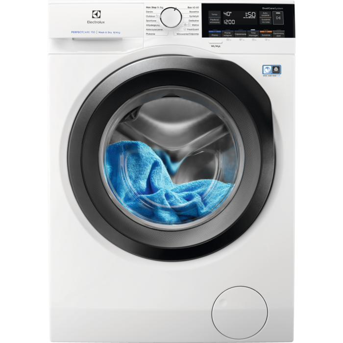 Electrolux - Pralko-suszarka wolnostojąca - EW7W368SP