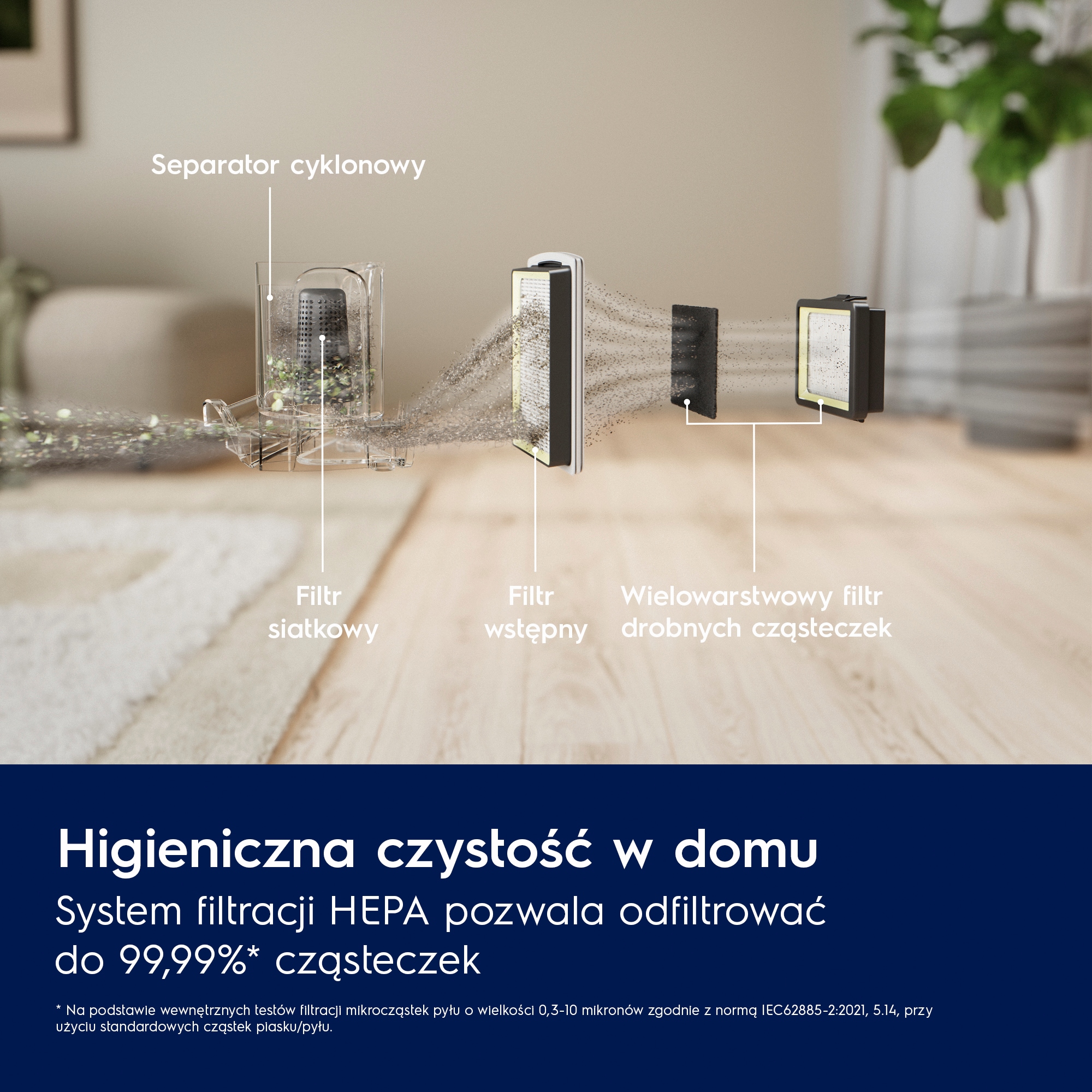 Electrolux - Odkurzacz bezworkowy - EL51C2SW