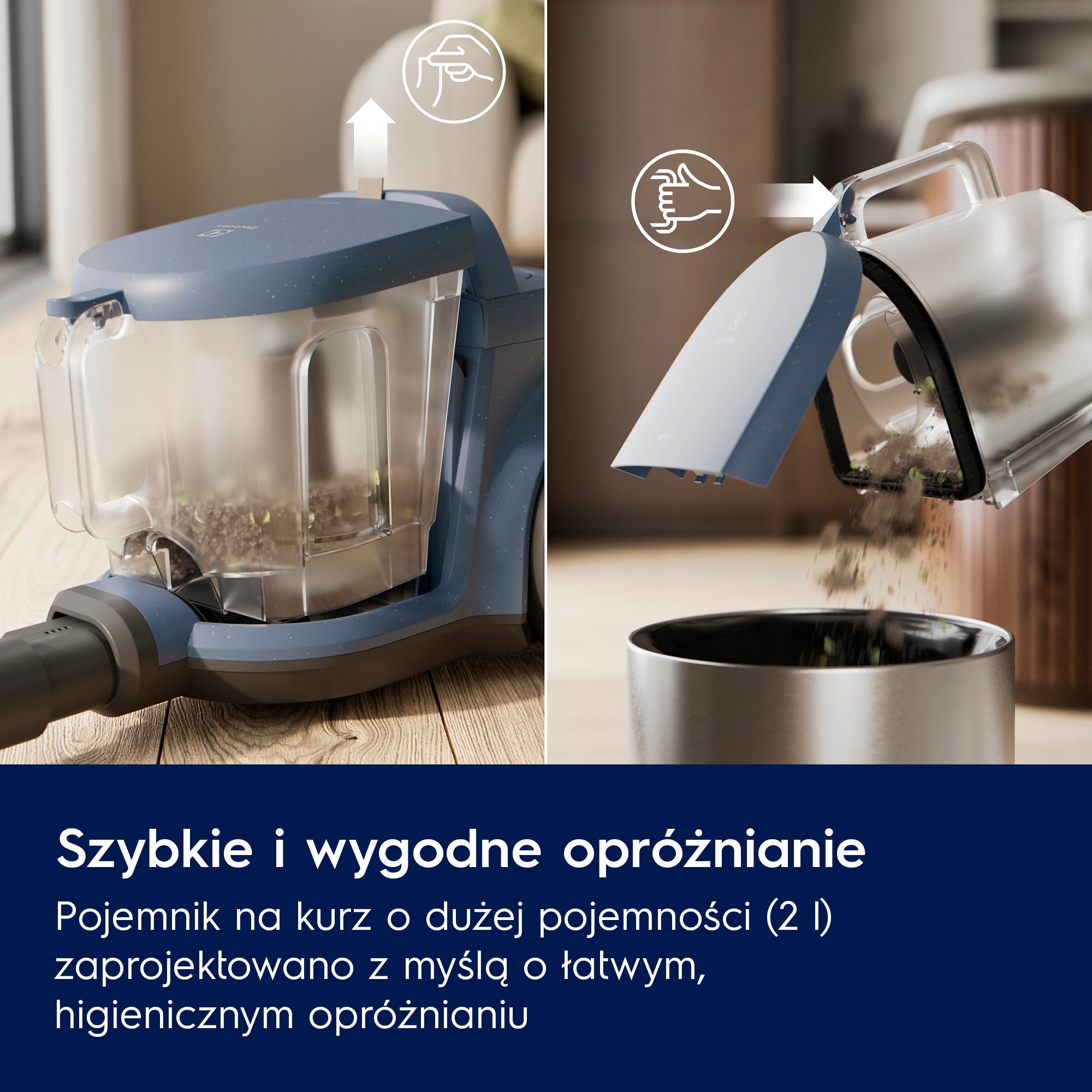 Electrolux - Odkurzacz bezworkowy - EL51C1LDB