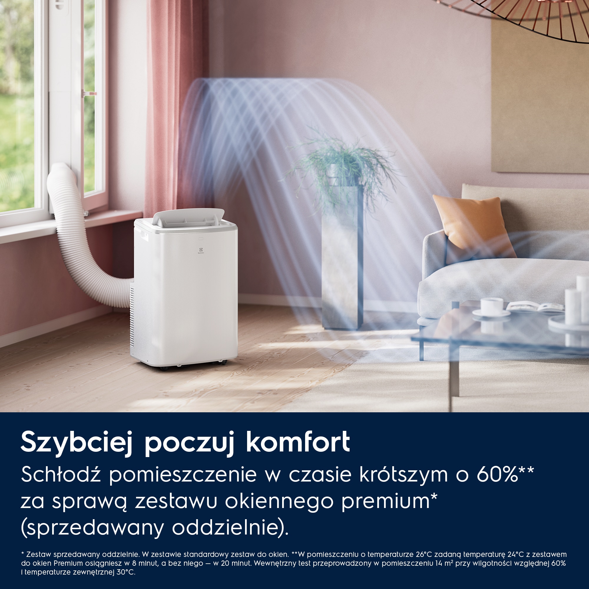 Electrolux - Klimatyzator przenośny - EXP34U339HW
