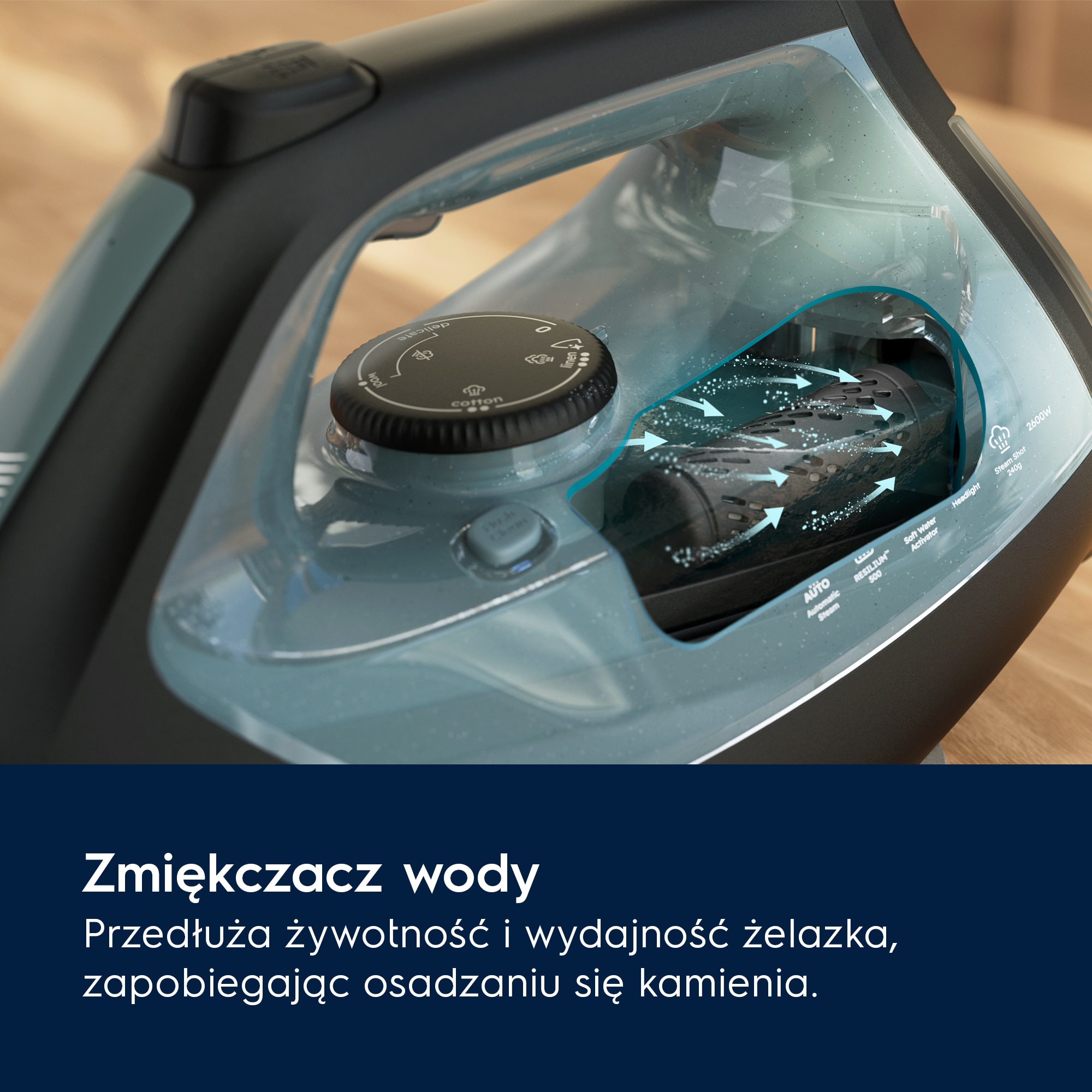 Electrolux - Żelazko parowe - E7SI2-6OG