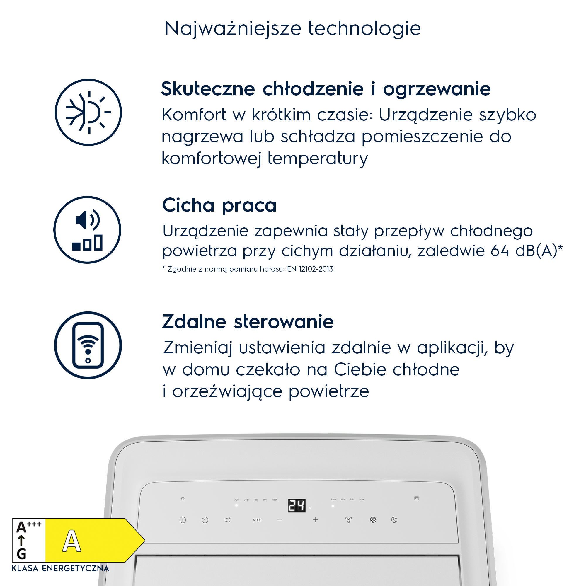 Electrolux - Klimatyzator przenośny - EXP26U339HW