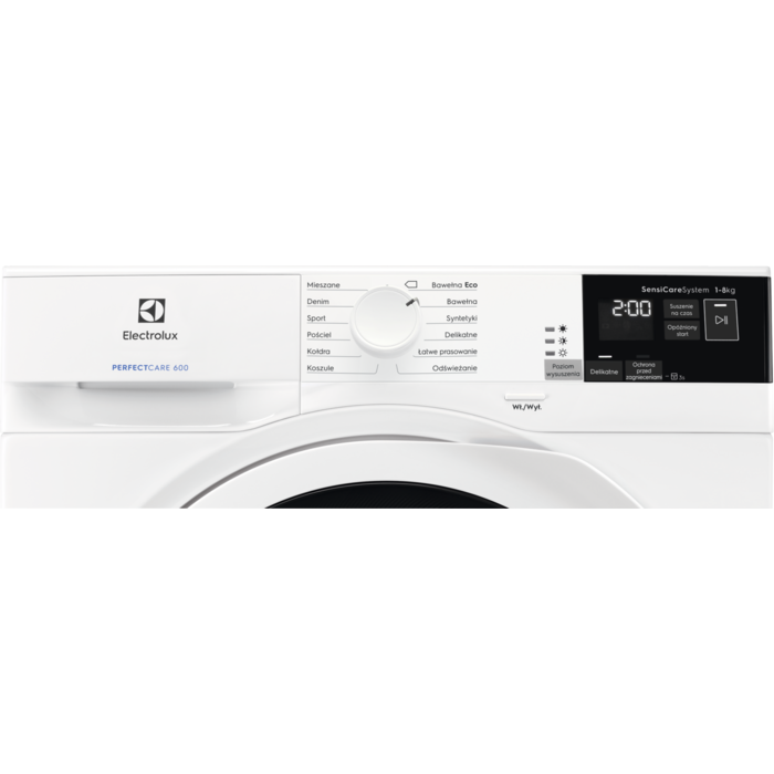 Electrolux - Suszarka bez pompy ciepła - EW6C428WP