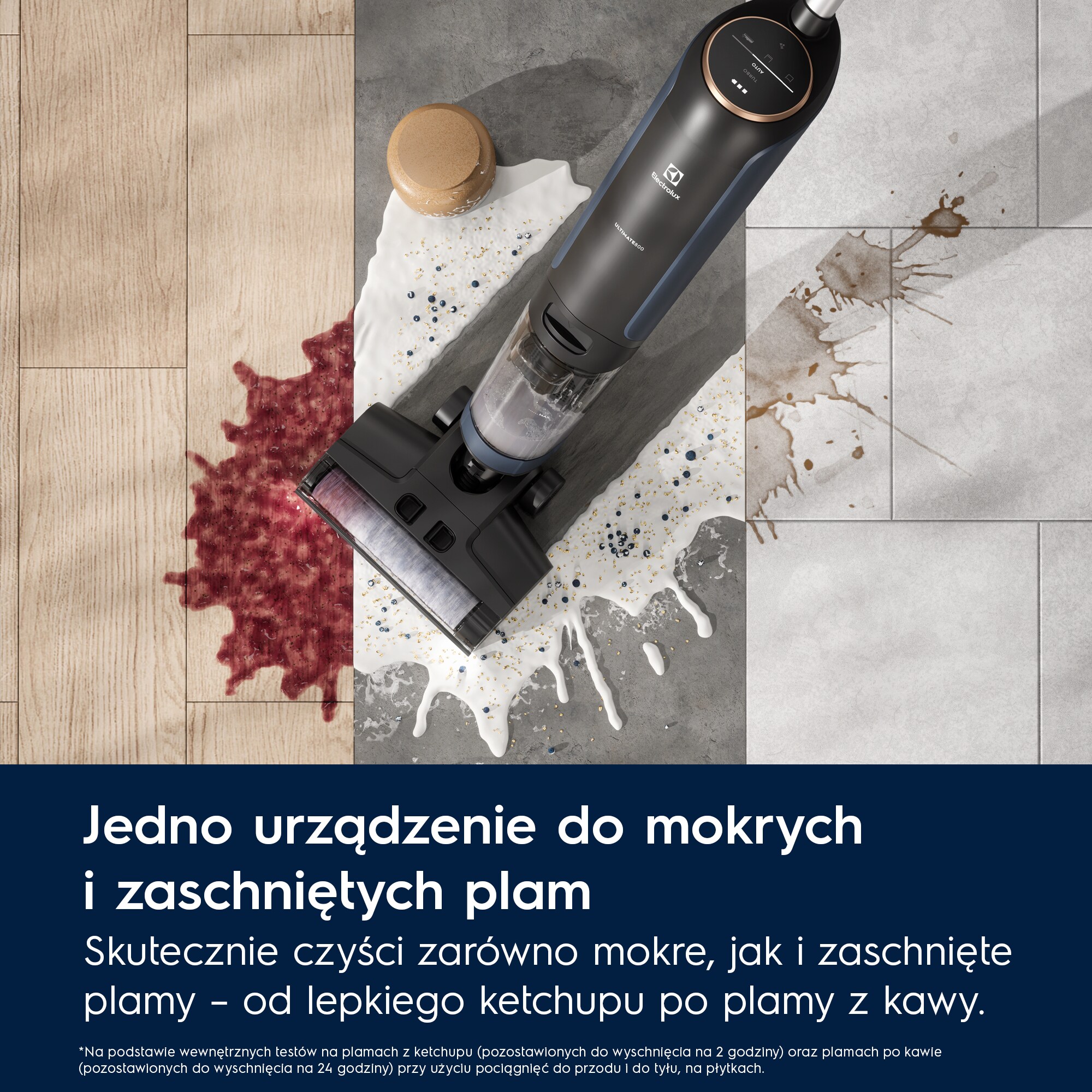 Electrolux - Odkurzacz bezprzewodowy Wet & Dry - EW81U3DB