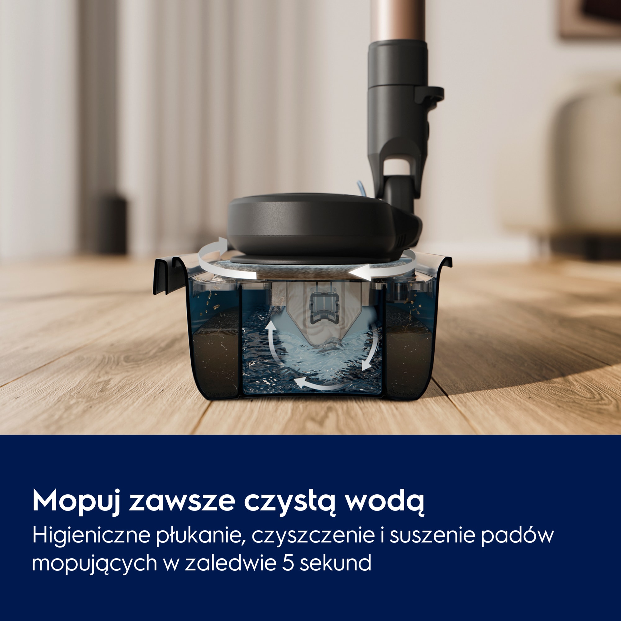 Mopuj zawsze czystą wodą