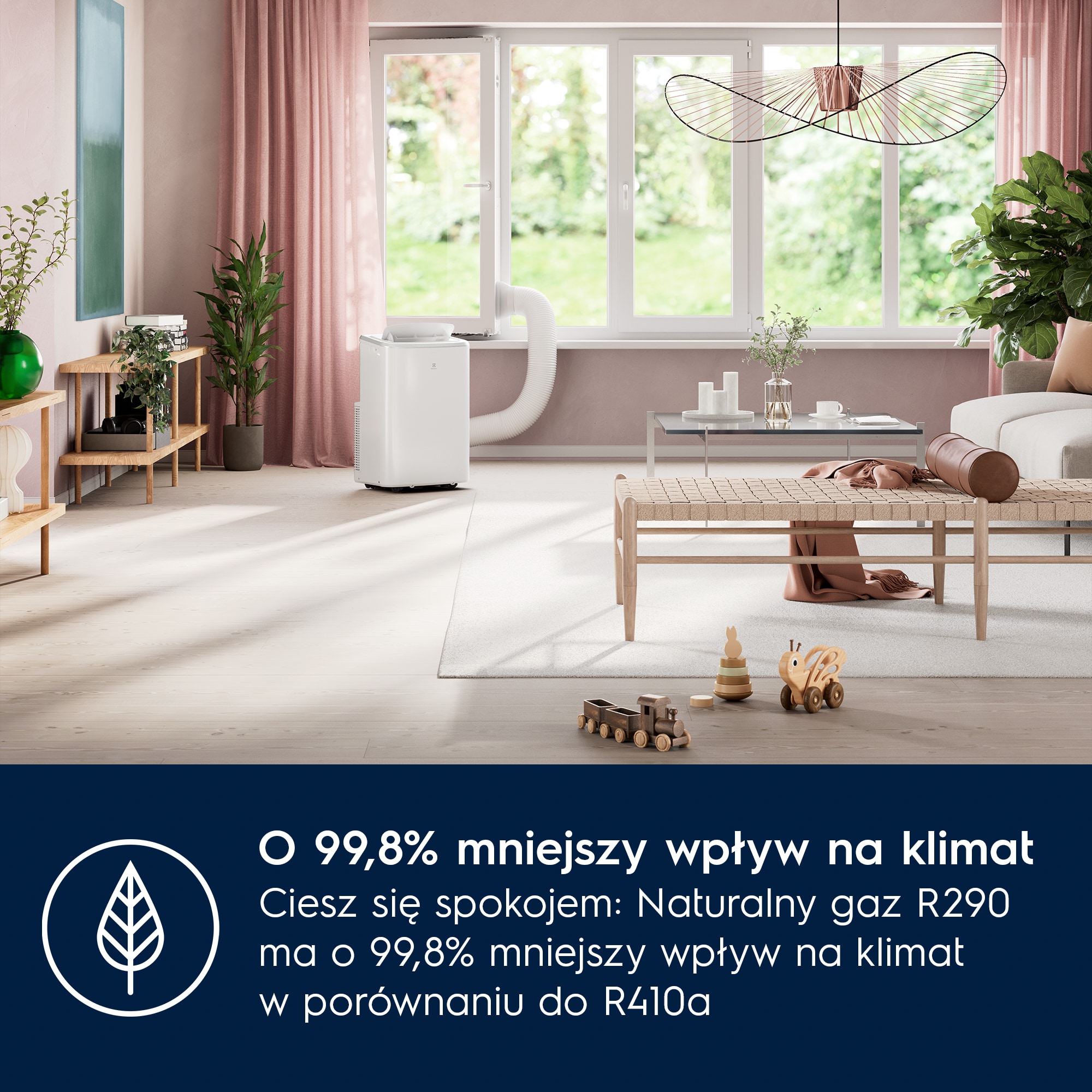 Electrolux - Klimatyzator przenośny - EXP26U339HW