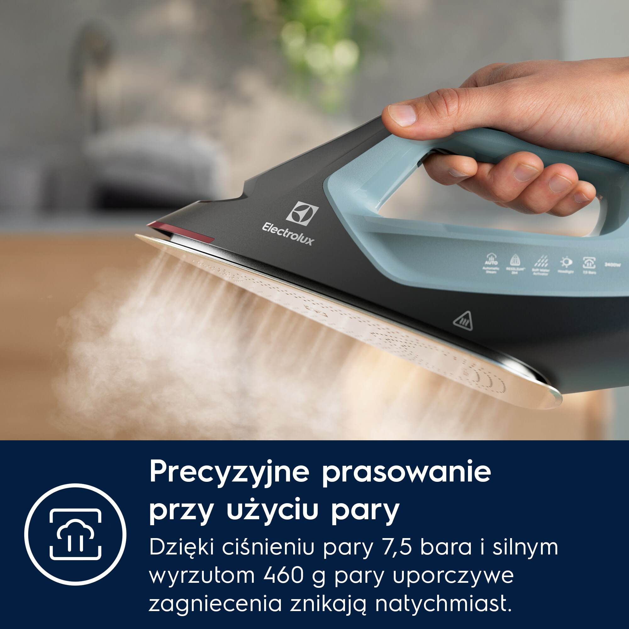 Electrolux - Żelazko parowe - E8ST2-8OG