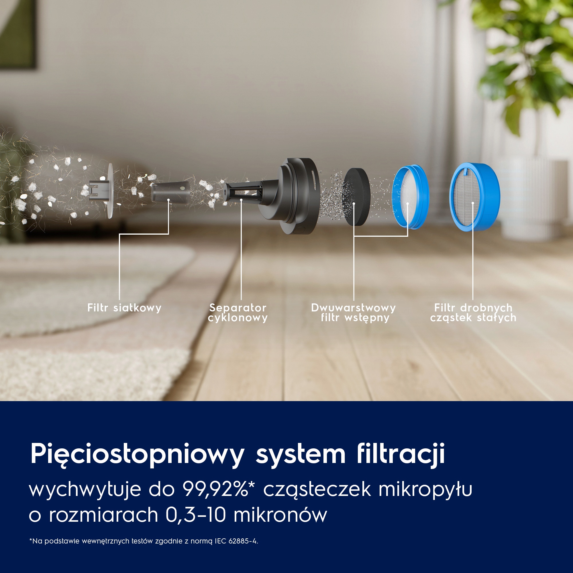 Electrolux - Odkurzacz bezprzewodowy - EP61H21WET