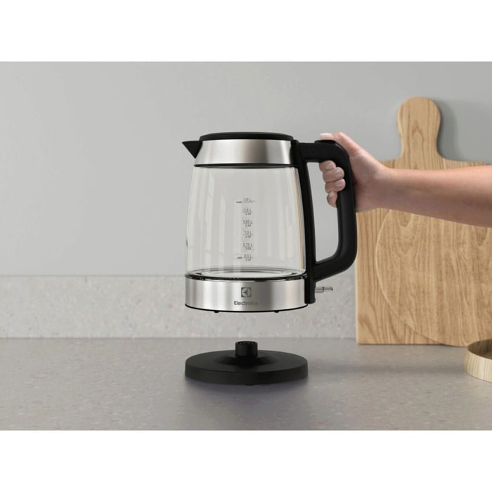 A photo showing the base of the kettle