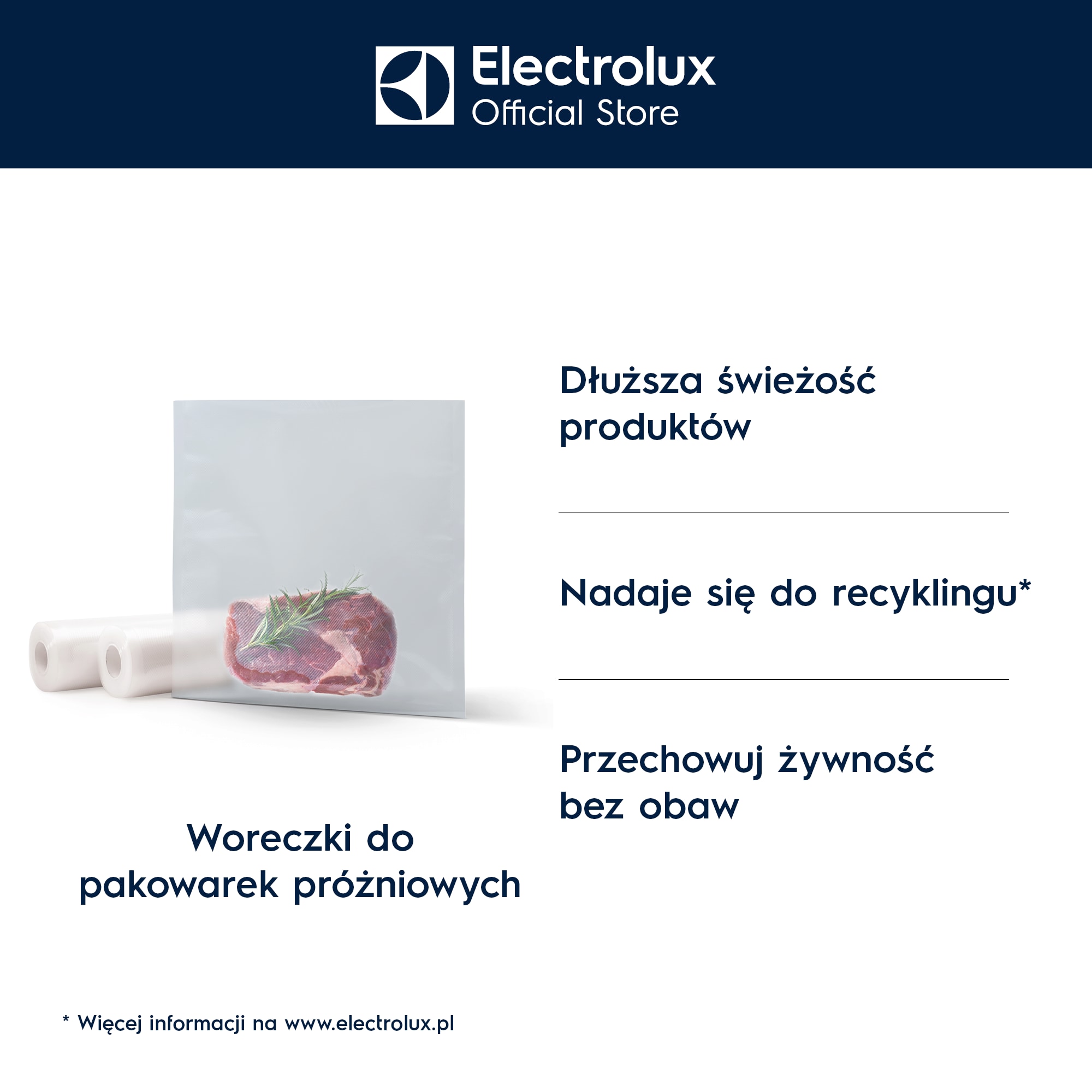 Electrolux - Woreczki do pakowania próżniowego - EVSRR1