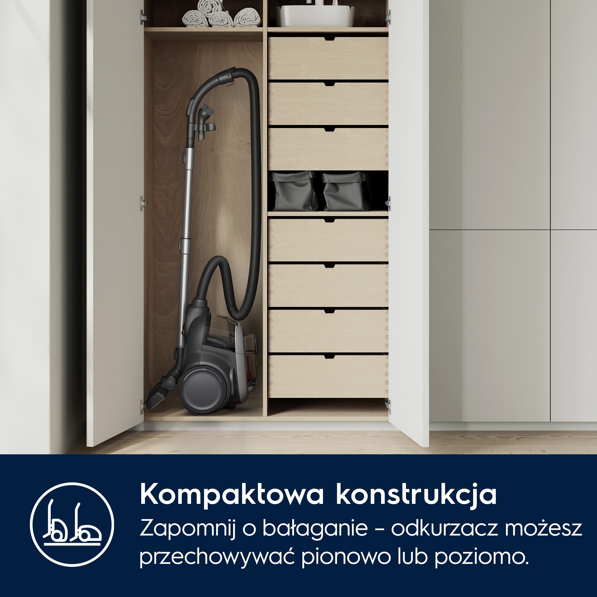 Electrolux - Odkurzacz bezworkowy - EL61A4UG