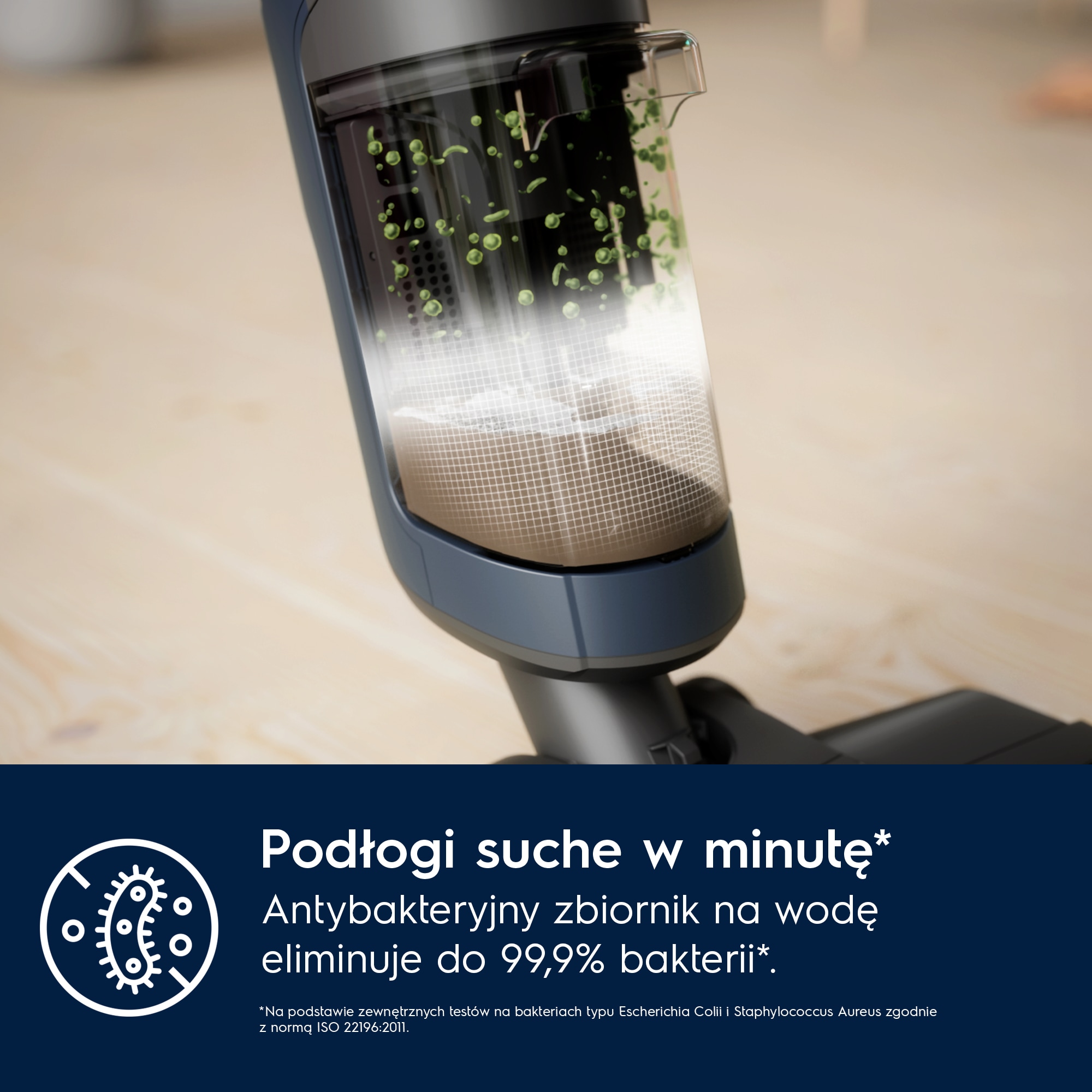 Electrolux - Odkurzacz bezprzewodowy Wet & Dry - EW81U3DB