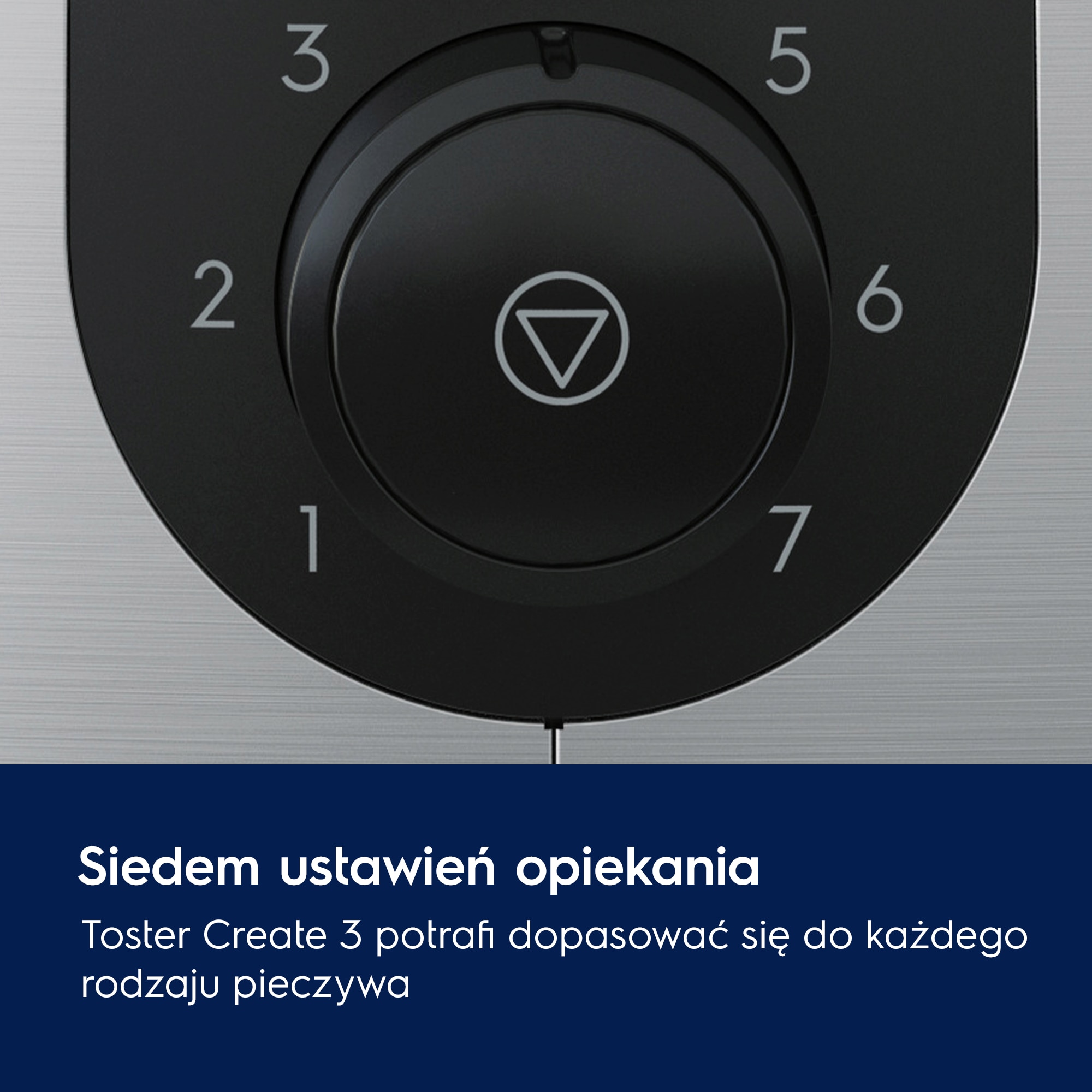 A picture showing available toaster's setting