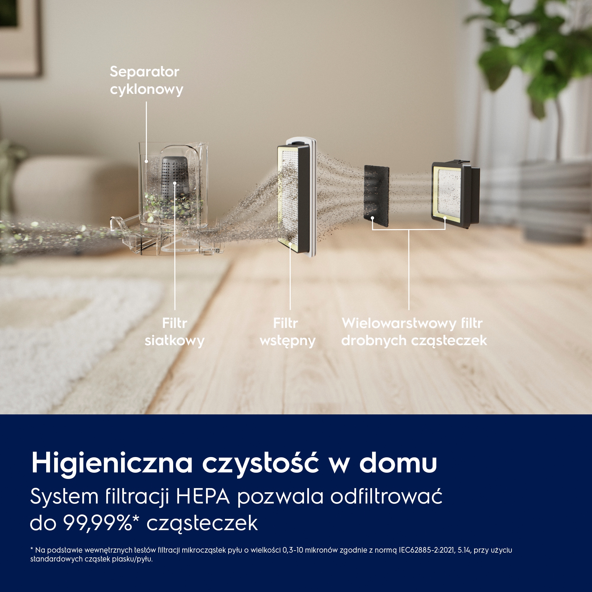 Electrolux - Odkurzacz bezworkowy - EL51C2SW