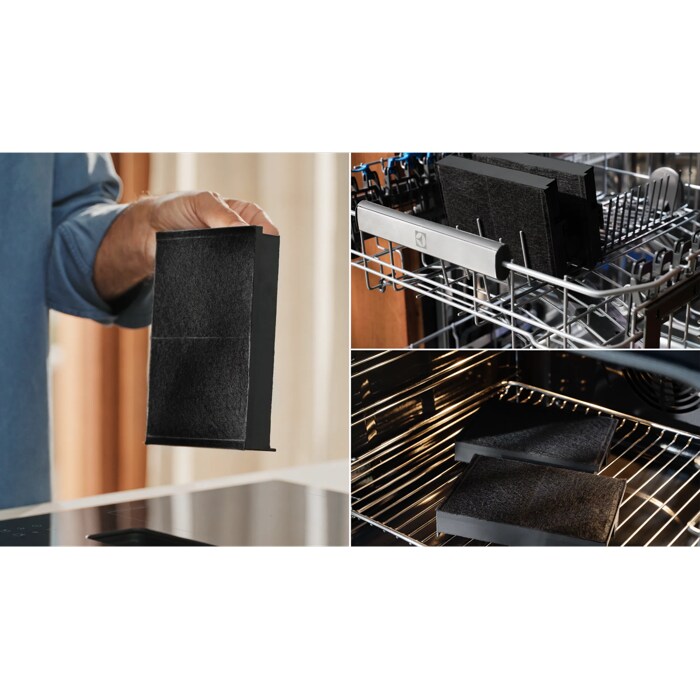 OdourClean Plus Carbon Filter can be cleaned and re-used.