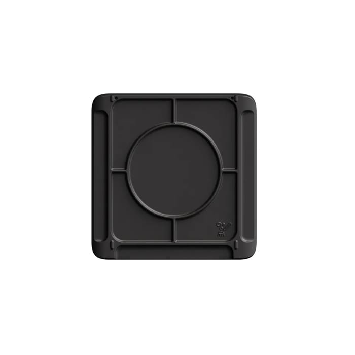 Cast iron tray - back view