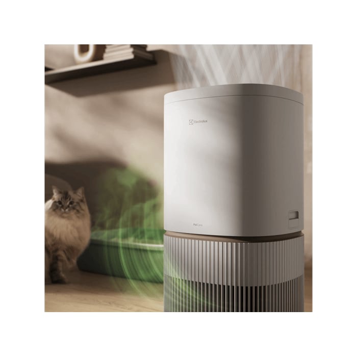 Activated carbon filter removes up to 99%¹ of pet odours