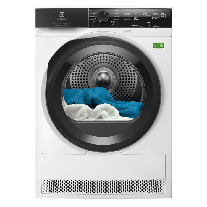 Electrolux Suszarka z pompą ciepła 800 UltraCare 10 kg EW8D41BVCP