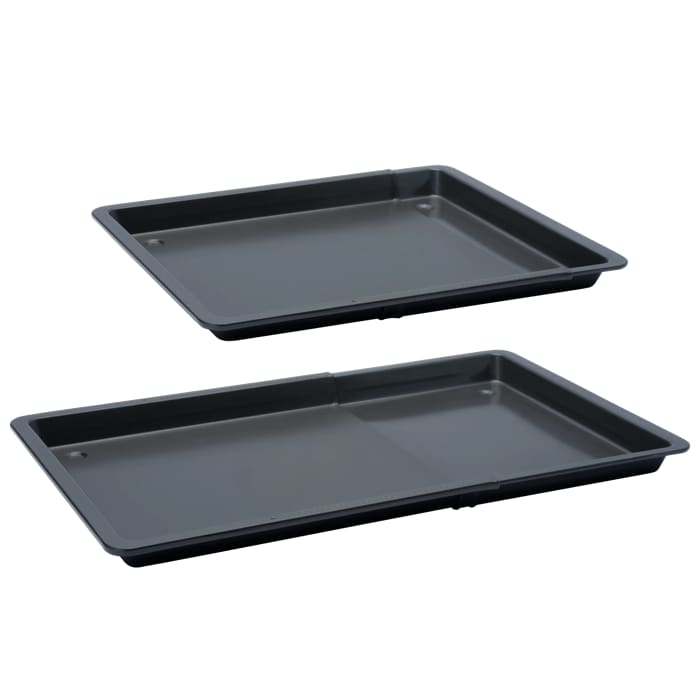 Product Detail Image, showing that the tray is extendable and in normal 