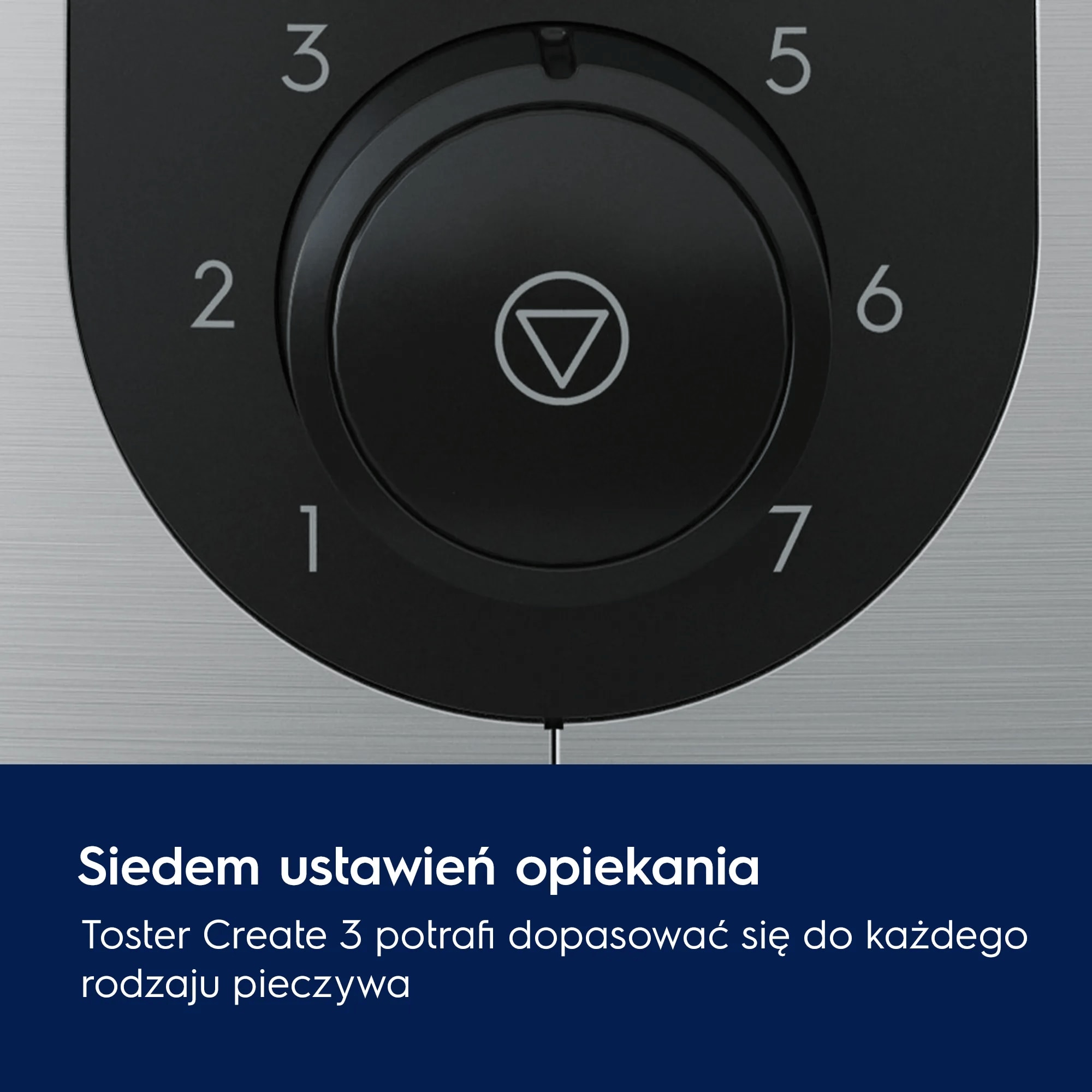A picture showing available toaster's setting