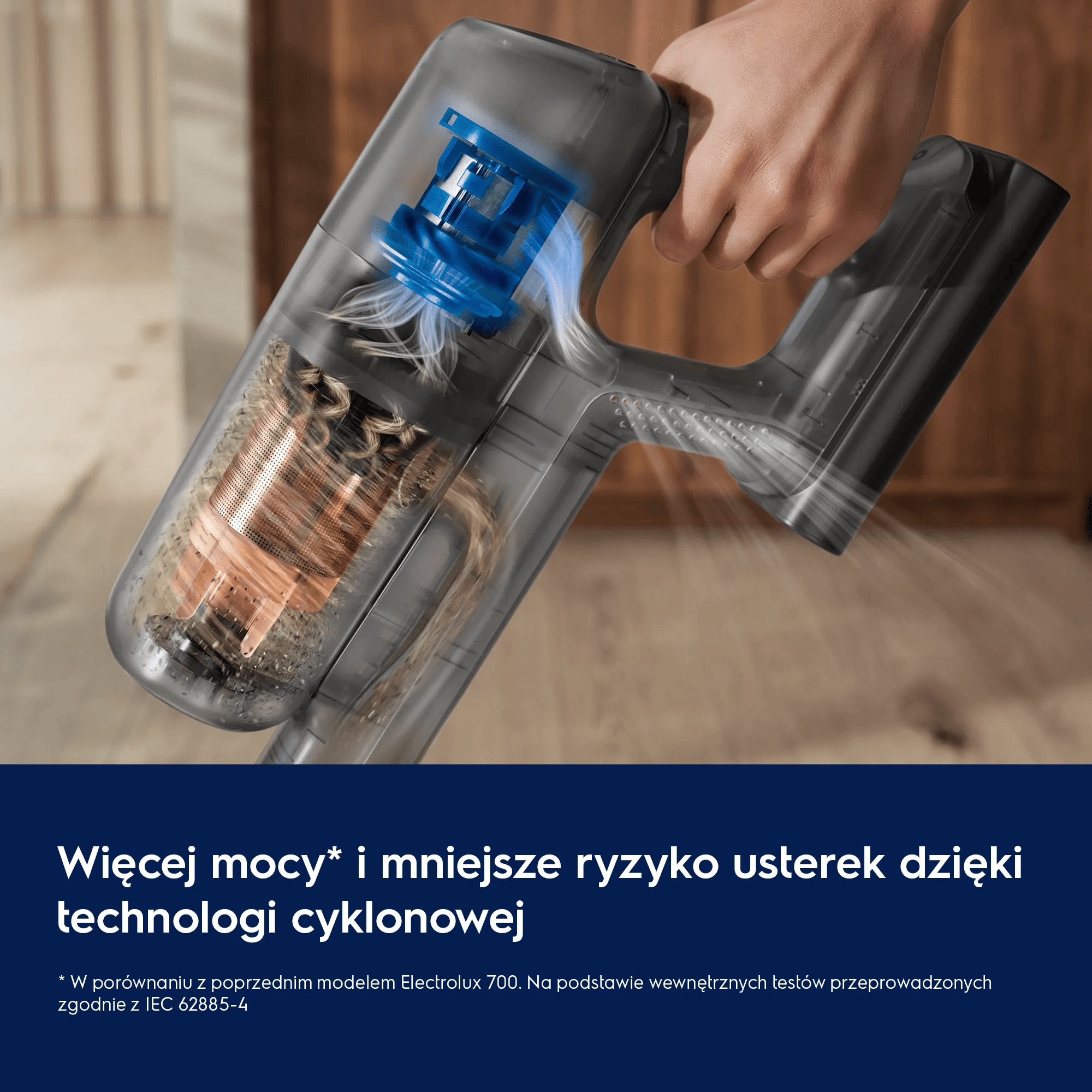 Electrolux Odkurzacz bezprzewodowy 50 min EP72UB21OG