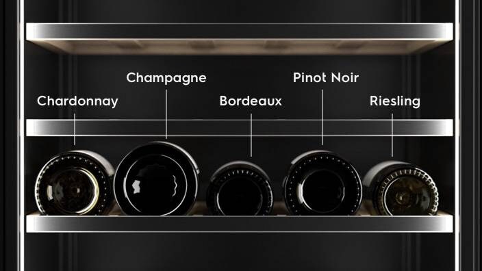 Półki na różne butelki