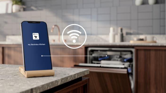 Aplikacja My Electrolux na smartfonie