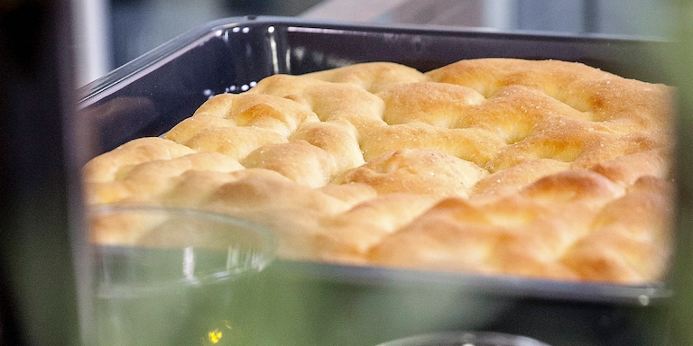 Pełnoziarnista focaccia
