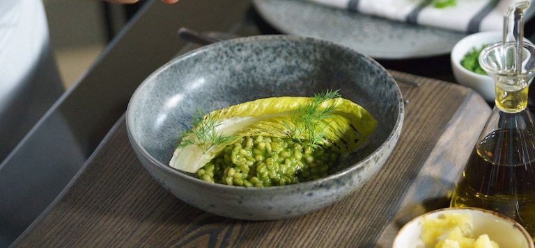 Organiczne orzotto z jęczmienia