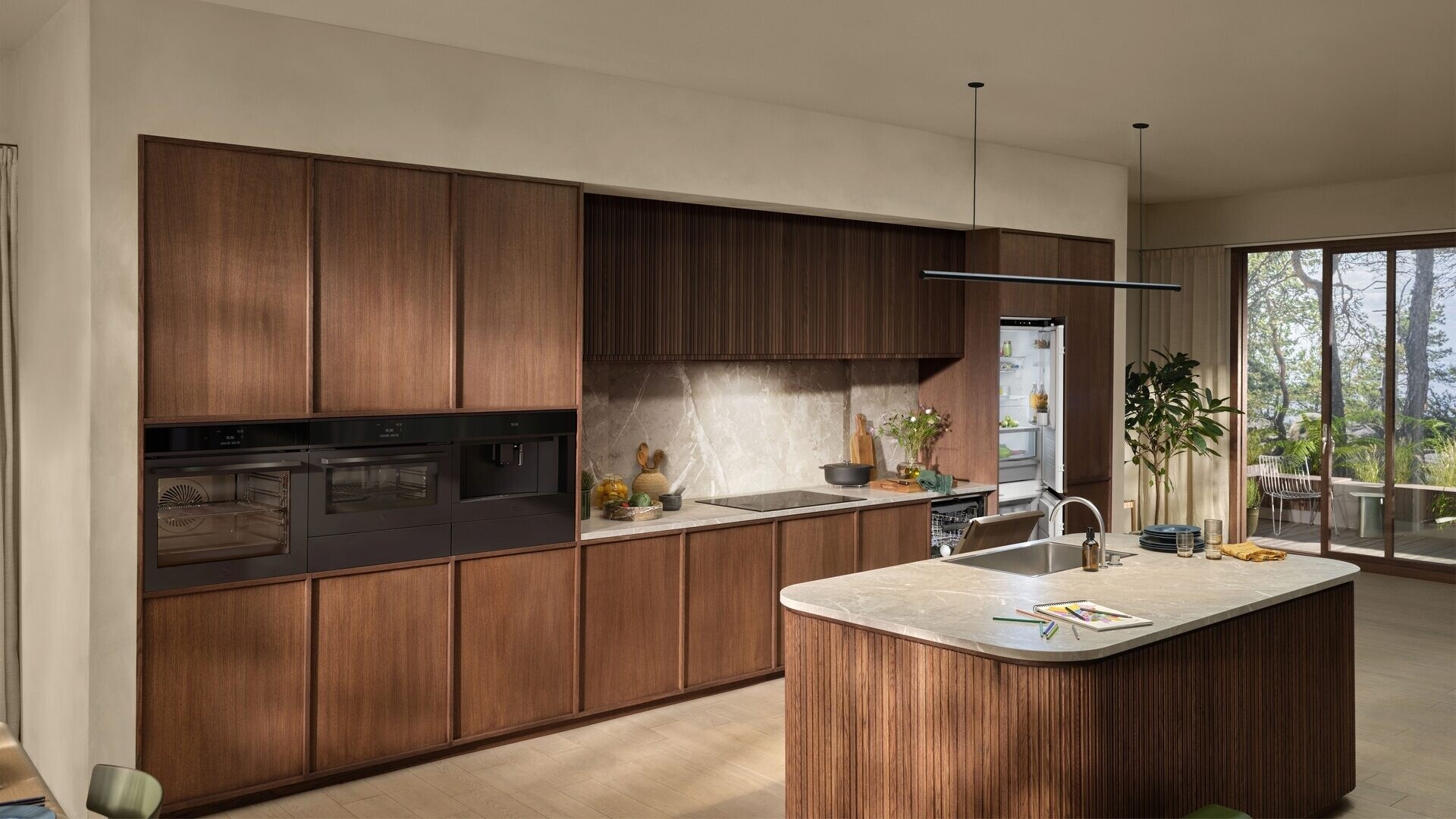 A full kitchen view