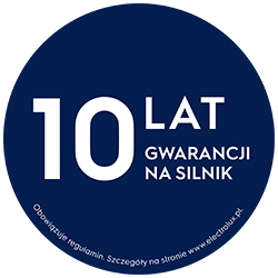 10 lat gwarancji na silnik