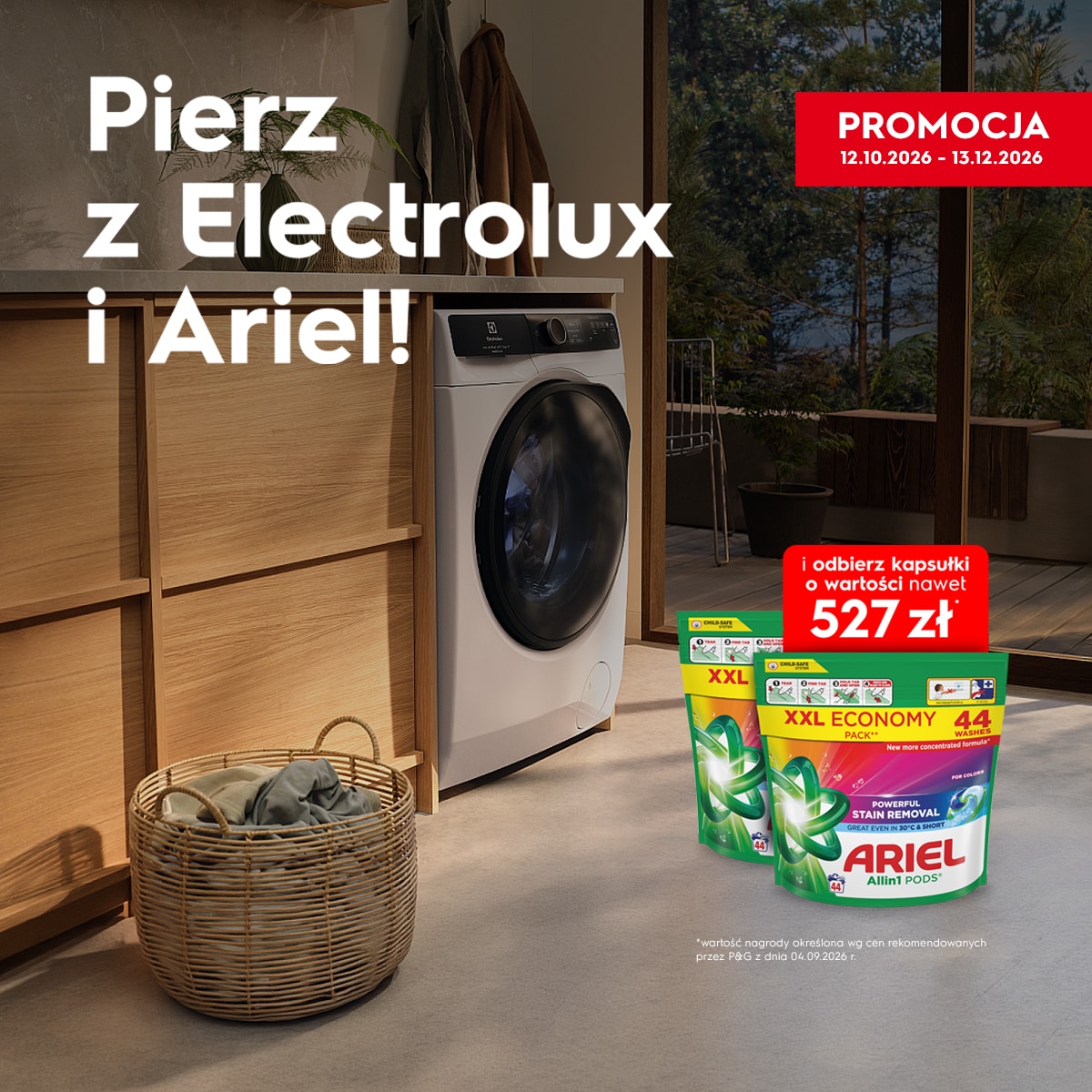 Pierz z Electrolux i Ariel