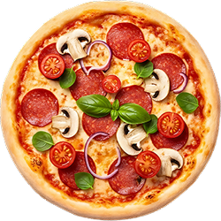 Grafika z pizzą: idealny do pizzy