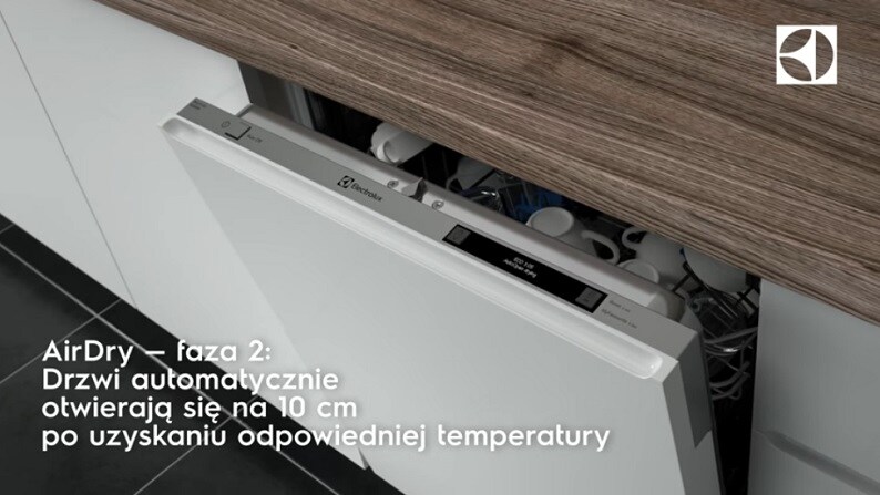 Zmywarka Electrolux z technologią AirDry