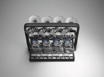 Kosz Electrolux do mycia kieliszków z 8 kieliszkami do szampana